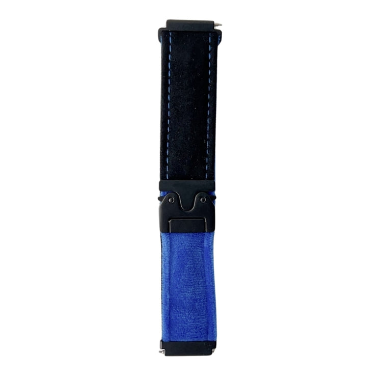 20mm Snap Button Brushed Plush Watch Band