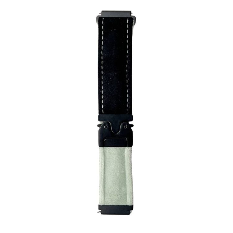 20mm Snap Button Brushed Plush Watch Band