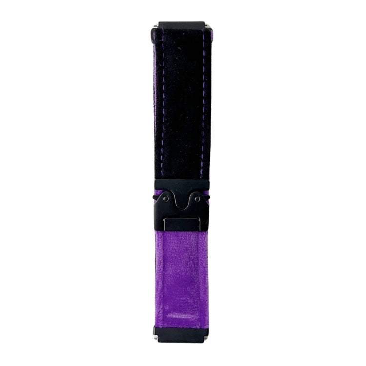 22mm Snap Button Brushed Plush Watch Band