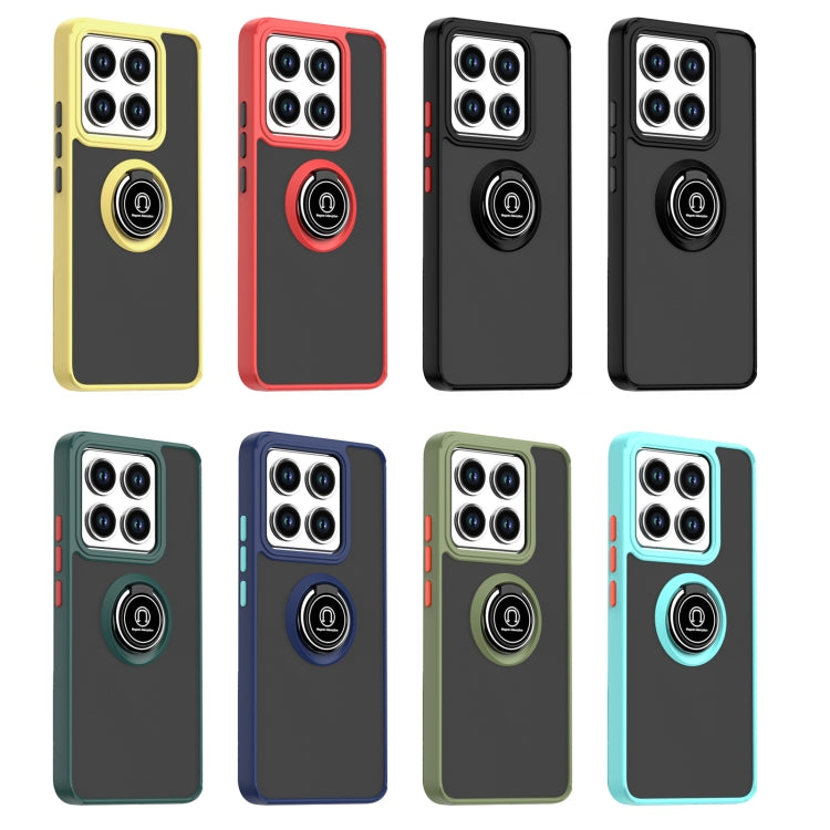 For Xiaomi 14T Q Shadow 1 Series TPU + PC Phone Case with Ring
