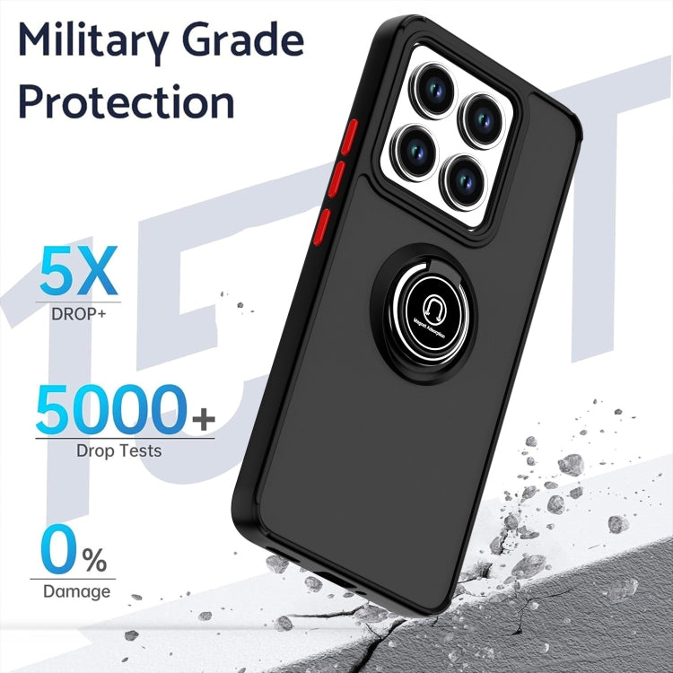 For Xiaomi 14T Q Shadow 1 Series TPU + PC Phone Case with Ring