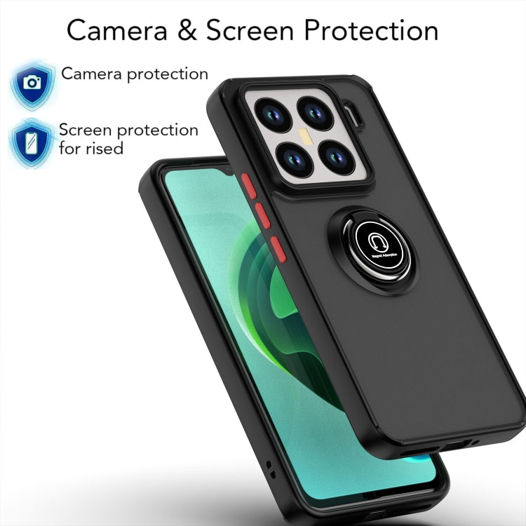 For Xiaomi 15 Pro Q Shadow 1 Series TPU + PC Phone Case with Ring