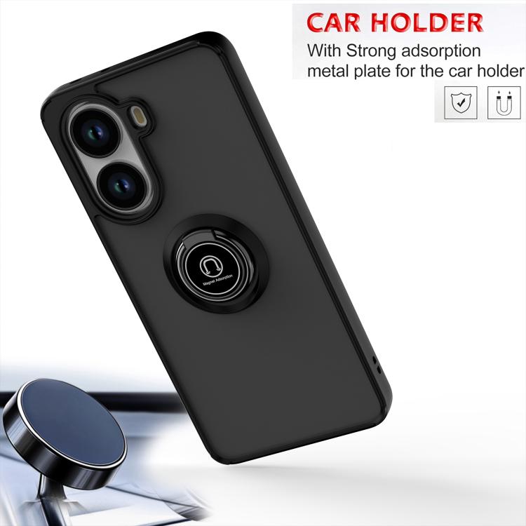 For Xiaomi Poco X7 Pro Q Shadow 1 Series TPU + PC Phone Case with Ring