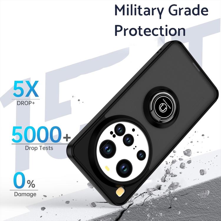 For Xiaomi 15 Ultra Q Shadow 1 Series TPU + PC Phone Case with Ring