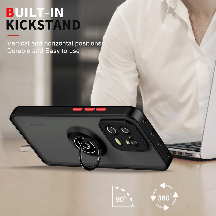 For Xiaomi 13 Pro Q Shadow 1 Series TPU + PC Phone Case with Ring