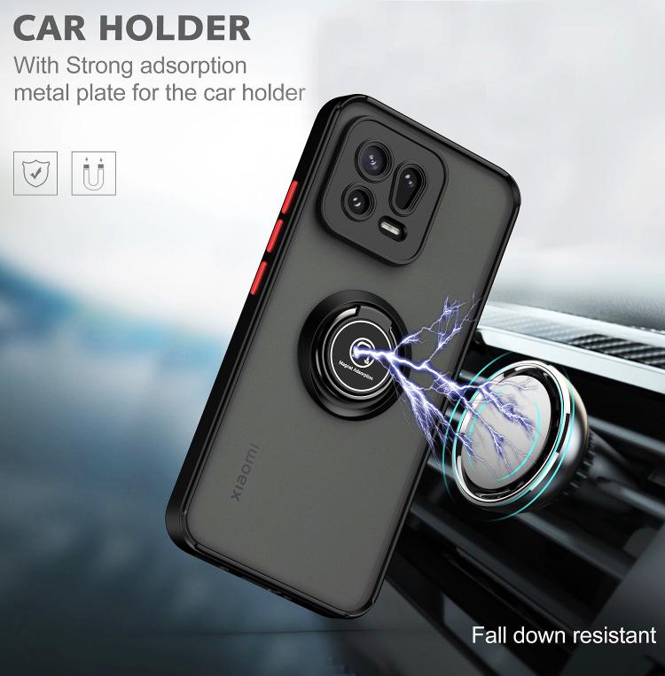 For Xiaomi 13 Q Shadow 1 Series TPU + PC Phone Case with Ring