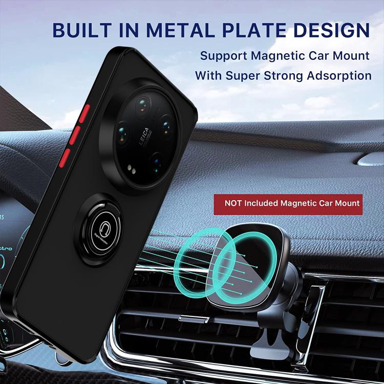 For Xiaomi 14 Ultra Q Shadow 1 Series TPU + PC Phone Case with Ring