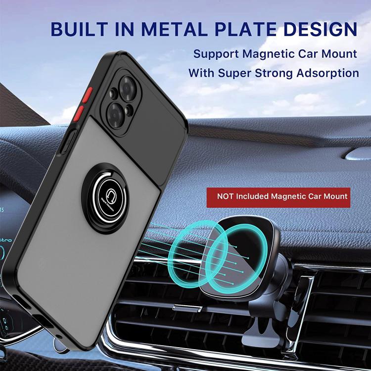 For Xiaomi Poco M4 5G Q Shadow 1 Series TPU + PC Phone Case with Ring