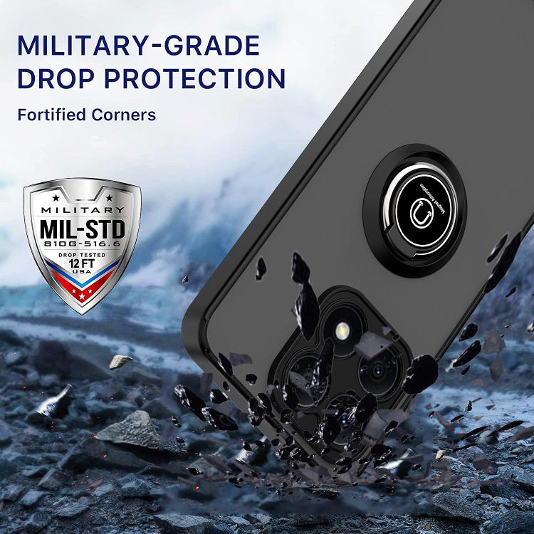 For Xiaomi Poco X6 Pro Q Shadow 1 Series TPU + PC Phone Case with Ring