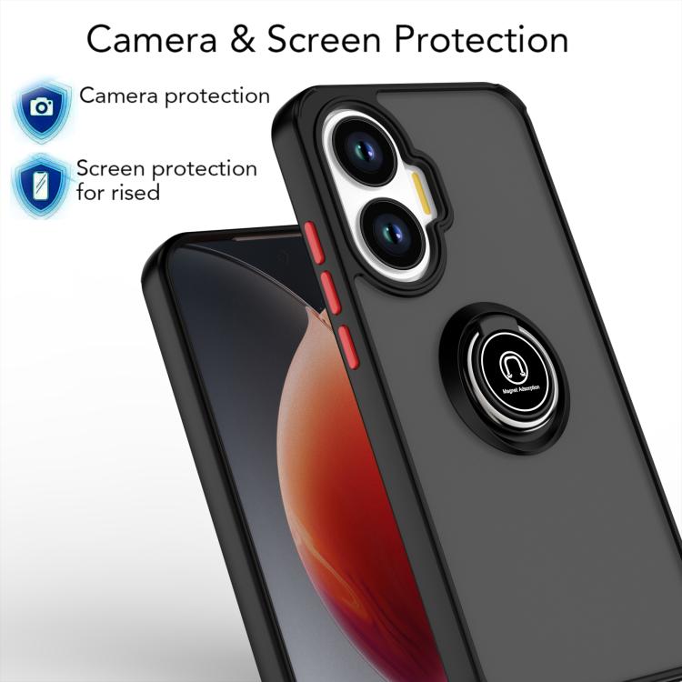 For Xiaomi Poco F7 Q Shadow 1 Series TPU + PC Phone Case with Ring