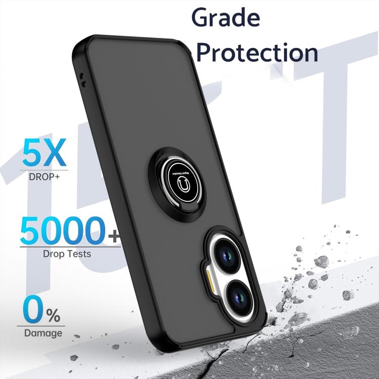 For Xiaomi Poco F7 Q Shadow 1 Series TPU + PC Phone Case with Ring