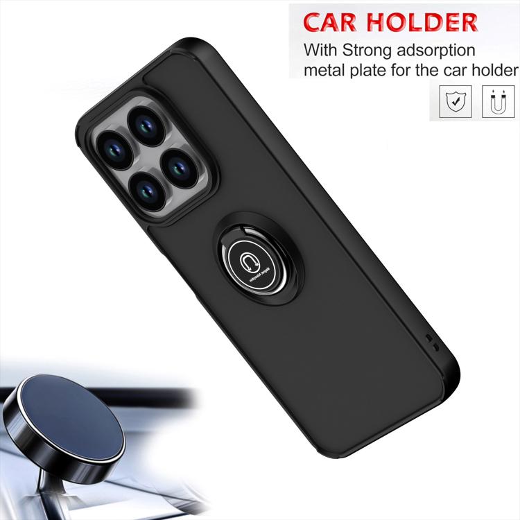 For ZTE Blade V70 / nubia V70 Q Shadow 1 Series TPU + PC Phone Case with Ring