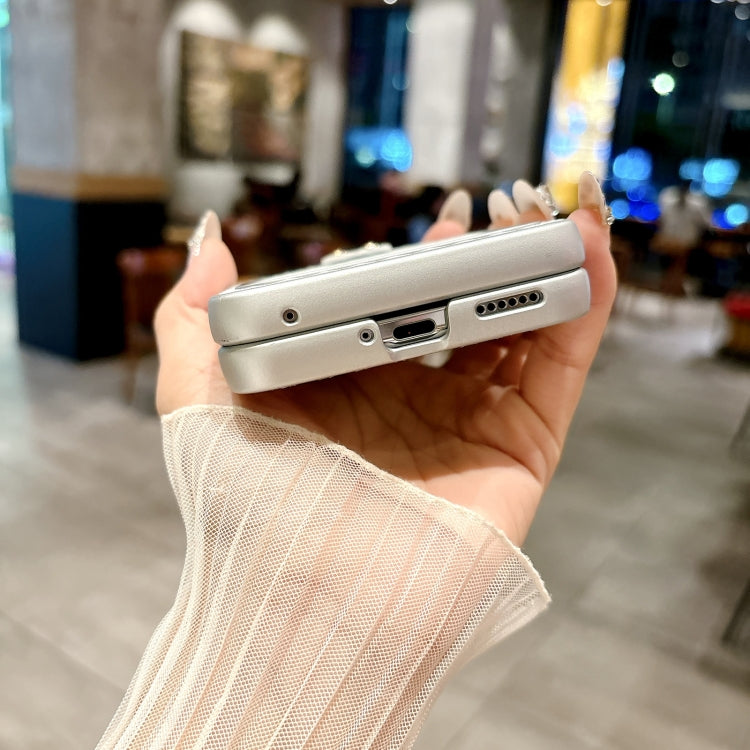For Huawei nova Flip Sparkling Diamond Rhombus PC Phone Case with Ring