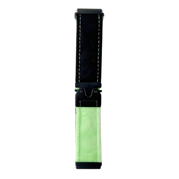 For Samsung Galaxy Watch 7 / 6 / 5 Snap Button Brushed Plush Watch Band