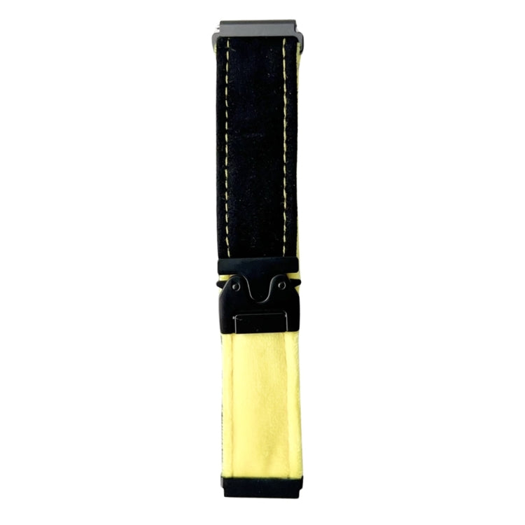 For Samsung Galaxy Watch 7 / 6 / 5 Snap Button Brushed Plush Watch Band