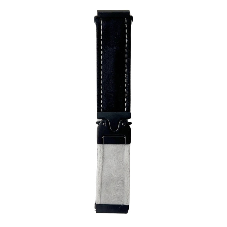For Samsung Galaxy Watch 7 / 6 / 5 Snap Button Brushed Plush Watch Band