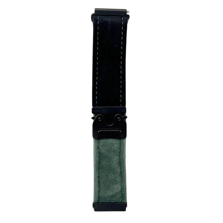 For Samsung Galaxy Watch 7 / 6 / 5 Snap Button Brushed Plush Watch Band