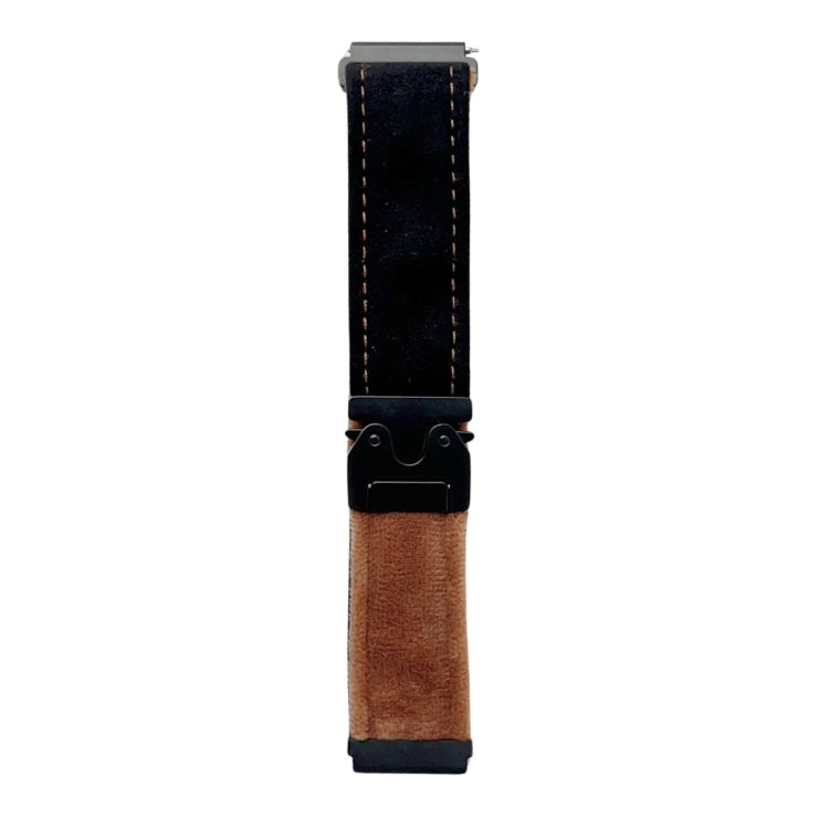 For Samsung Galaxy Watch 7 / 6 / 5 Snap Button Brushed Plush Watch Band