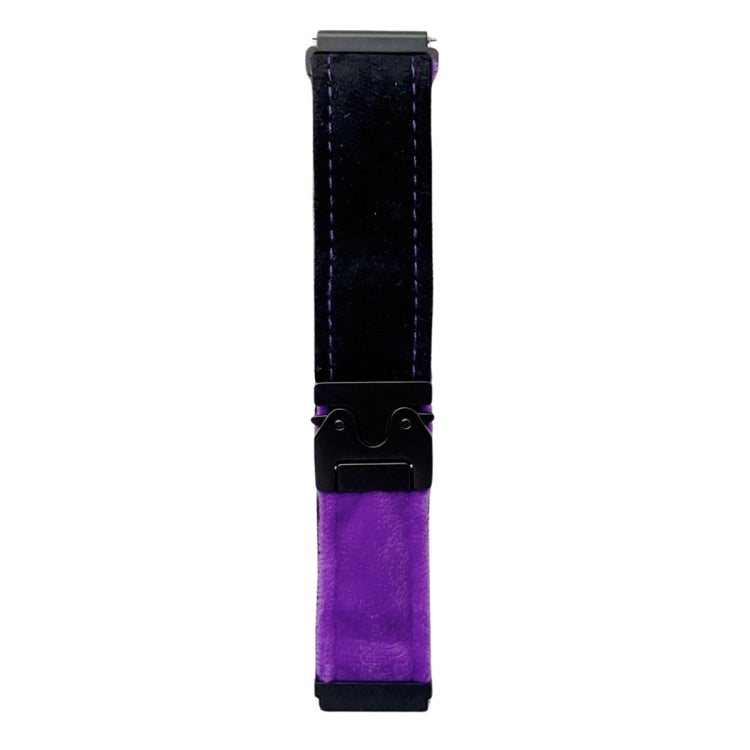 For Samsung Galaxy Watch 7 / 6 / 5 Snap Button Brushed Plush Watch Band