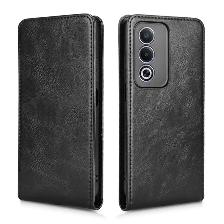 For OPPO K12X / A3 Pro Global Magnetic Vertical Flip Leather Phone Case
