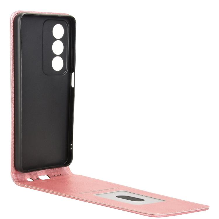 For OPPO K12X / A3 Pro Global Magnetic Vertical Flip Leather Phone Case