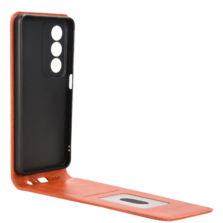 For OPPO K12X / A3 Pro Global Magnetic Vertical Flip Leather Phone Case