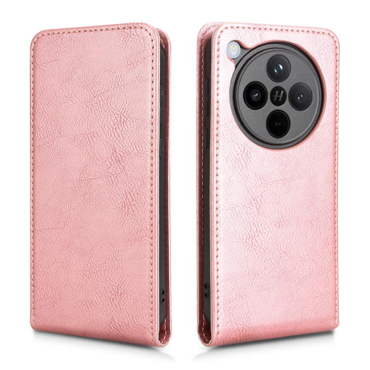 For OPPO Find X8 Pro Magnetic Vertical Flip Leather Phone Case