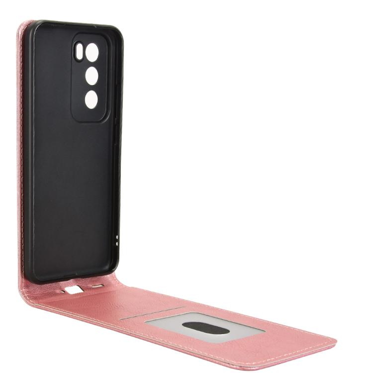 For OPPO Reno12 5G Global Magnetic Vertical Flip Leather Phone Case