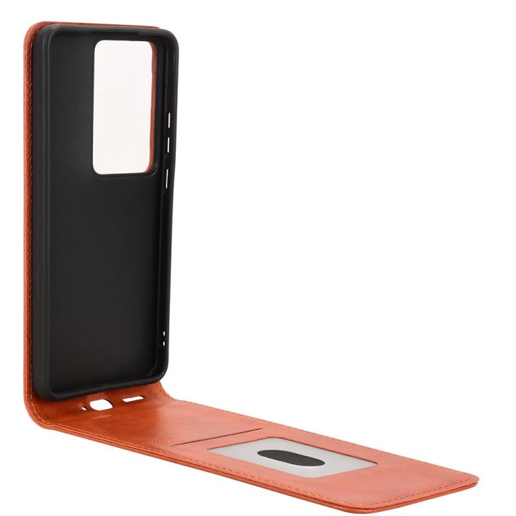 For OPPO Reno11 PJH110 Magnetic Vertical Flip Leather Phone Case