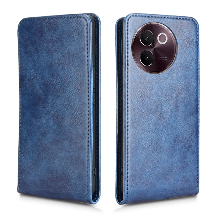 For vivo V30e 5G Global / V40 Lite 5G Magnetic Vertical Flip Leather Phone Case