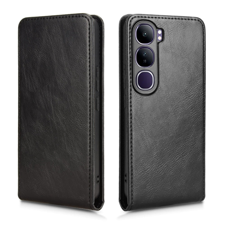 For vivo V40 Lite 5G / 4G IDN Magnetic Vertical Flip Leather Phone Case