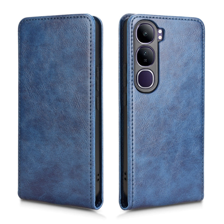 For vivo V40 Lite 5G / 4G IDN Magnetic Vertical Flip Leather Phone Case