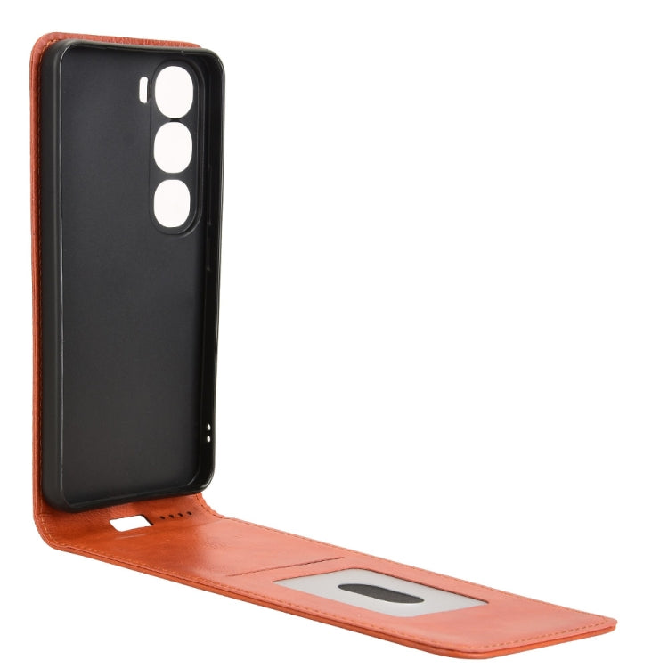 For vivo V40 Lite 5G / 4G IDN Magnetic Vertical Flip Leather Phone Case
