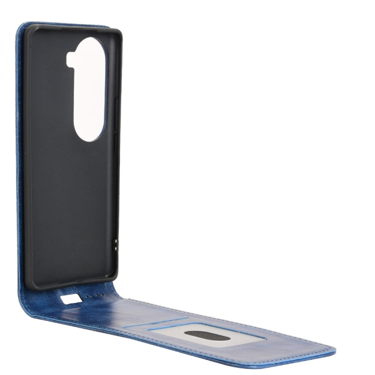 For vivo V40e / iQOO Z9s 5G Magnetic Vertical Flip Leather Phone Case