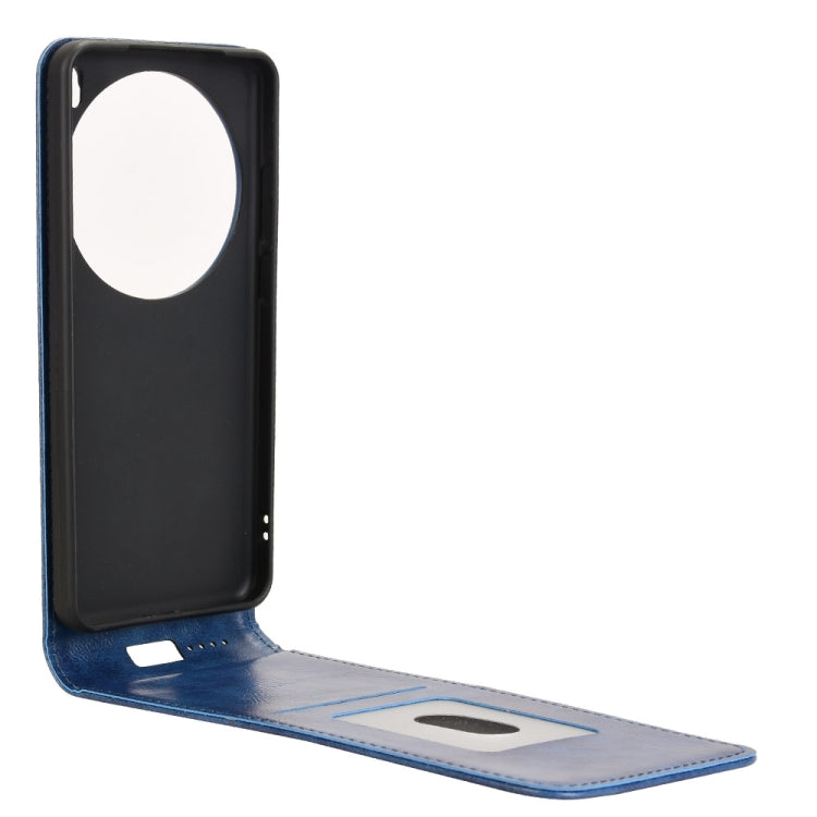 For vivo X200 Pro 5G Magnetic Vertical Flip Leather Phone Case