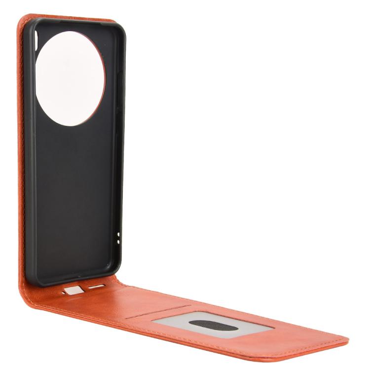 For vivo X200 5G Magnetic Vertical Flip Leather Phone Case