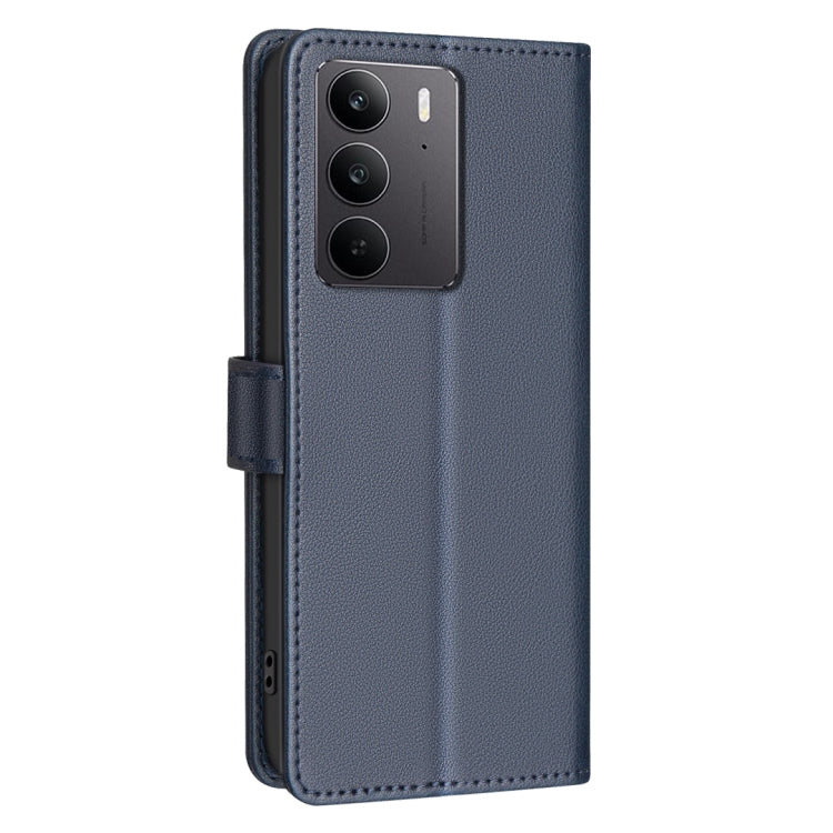 For Realme C75 4G Litchi Texture RFID Anti-theft Leather Phone Case