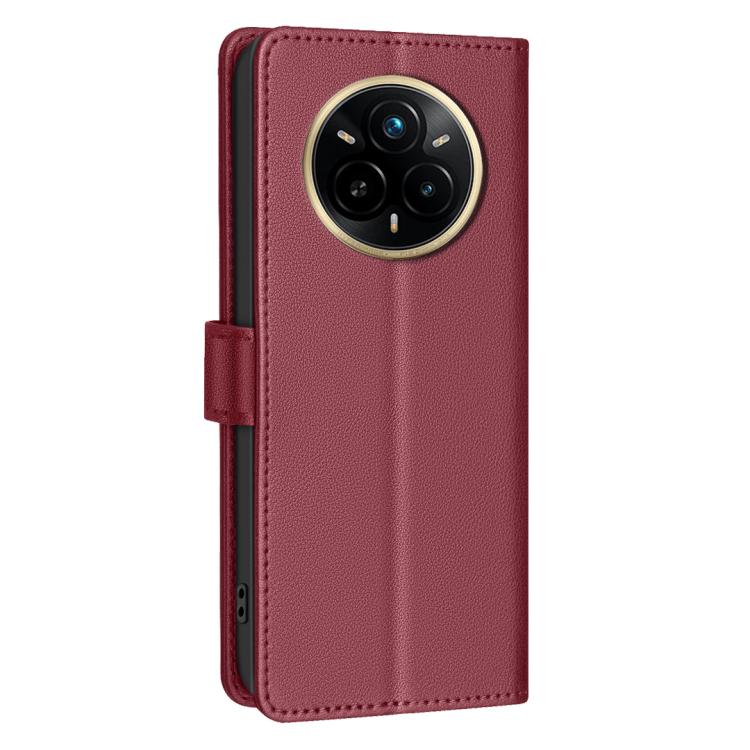 For Realme 14 Pro Litchi Texture RFID Anti-theft Leather Phone Case