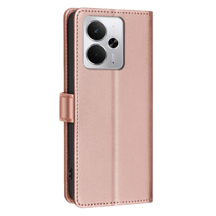 For Realme 14 5G Global Litchi Texture RFID Anti-theft Leather Phone Case
