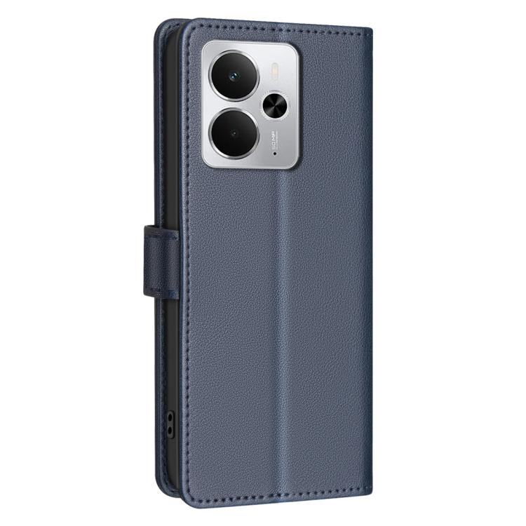 For Realme 14 5G Global Litchi Texture RFID Anti-theft Leather Phone Case
