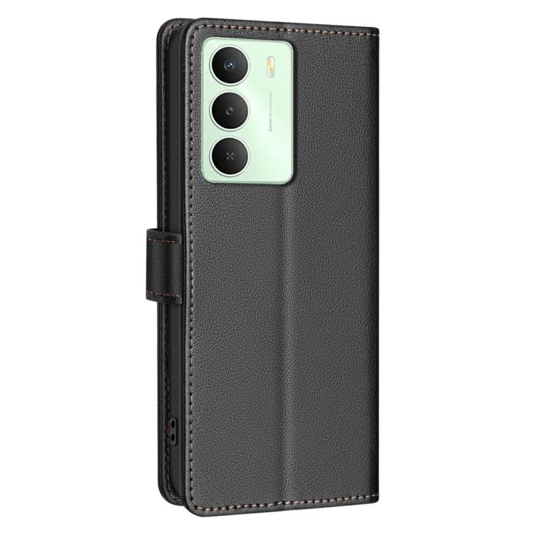 For Realme 14x 5G Litchi Texture RFID Anti-theft Leather Phone Case