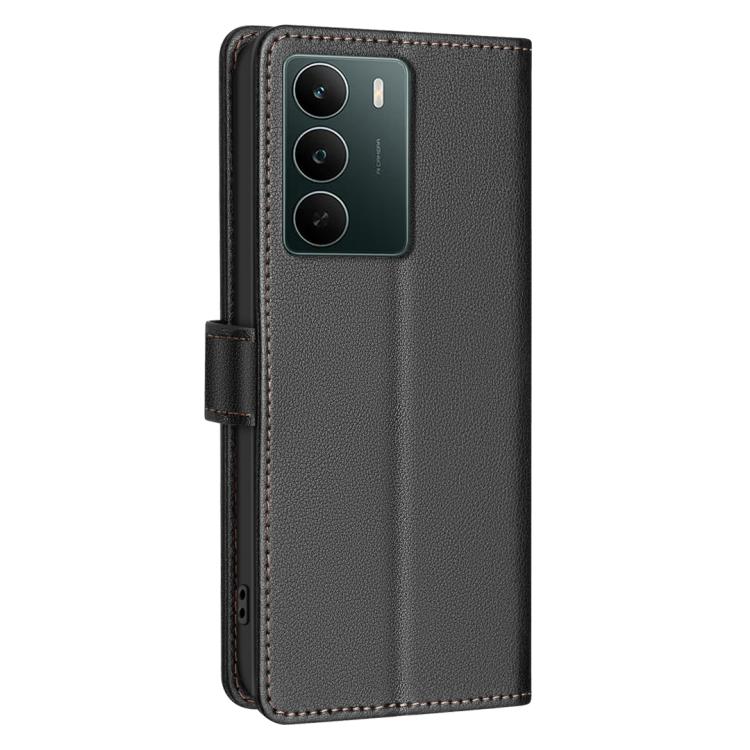 For Realme C71 4G Global Litchi Texture RFID Anti-theft Leather Phone Case