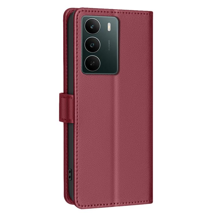 For Realme C71 4G Global Litchi Texture RFID Anti-theft Leather Phone Case