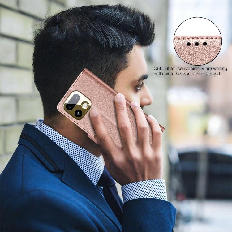 For Realme 16 Pro 5G Litchi Texture RFID Anti-theft Leather Phone Case