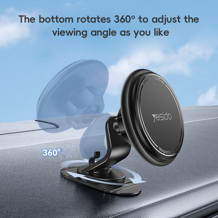 Yesido C220 Car Center Console MagSafe Magnetic Phone Holder - Black