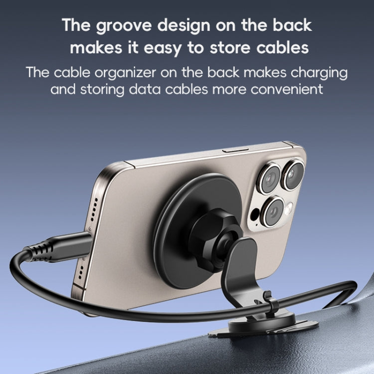 Yesido C220 Car Center Console MagSafe Magnetic Phone Holder - Black