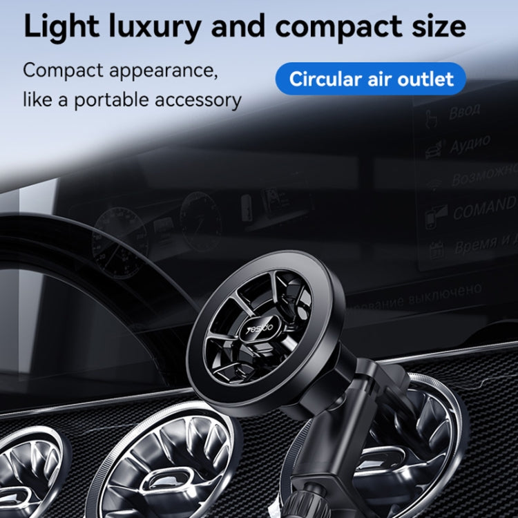 Yesido C221 Car Air Vent MagSafe Magnetic Phone Holder - Black