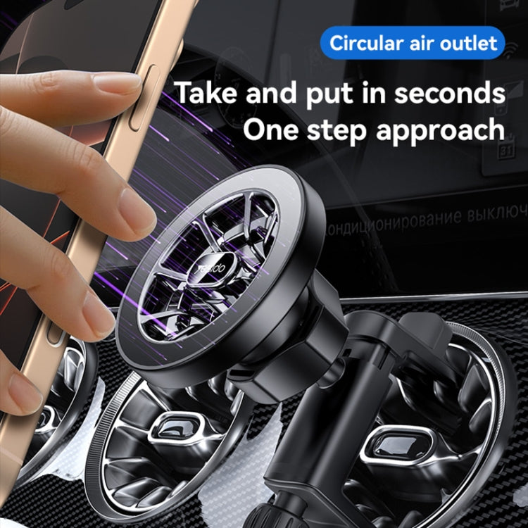 Yesido C221 Car Air Vent MagSafe Magnetic Phone Holder - Black