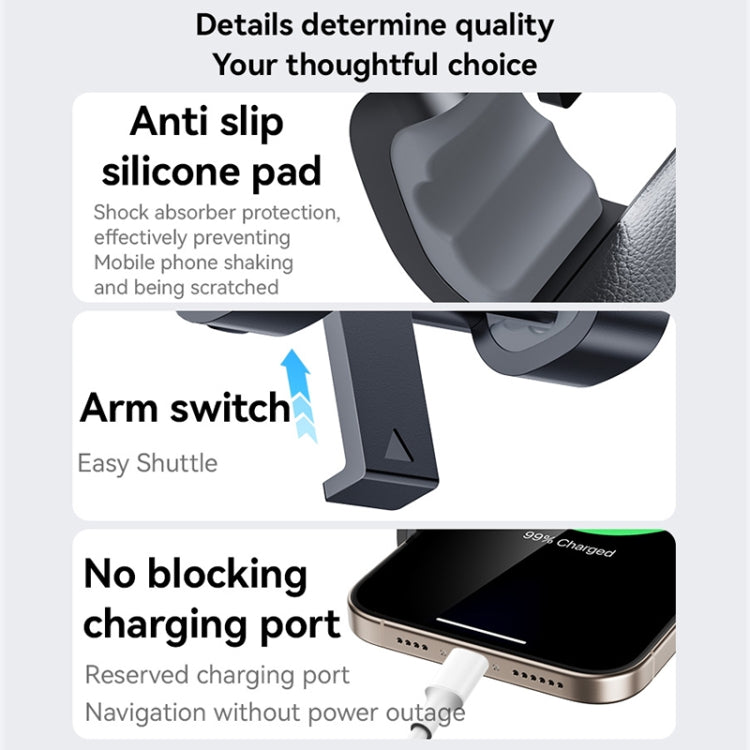 Yesido C240 Car Rotatable Air Vent Phone Holder for Mercedes Benz - Black