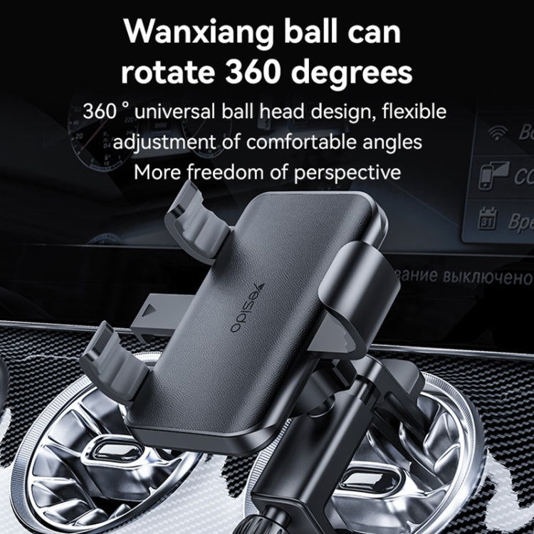 Yesido C240 Car Rotatable Air Vent Phone Holder for Mercedes Benz - Black